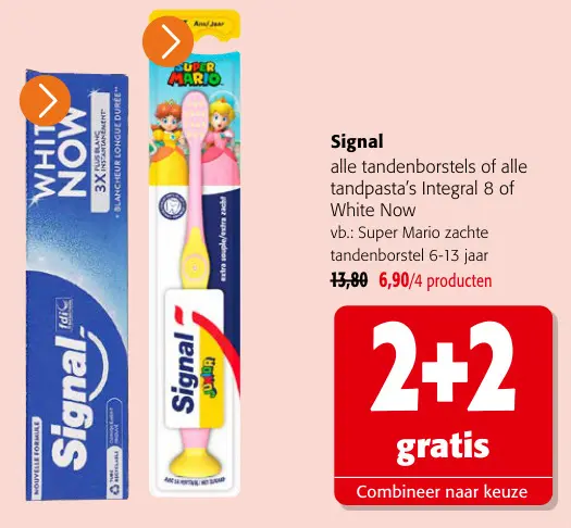 Promotie: Signal tandenborstels of tandpasta's Integral
