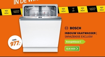 Aanbieding: Bosch SMV6ZBX05E EXCLUSIV