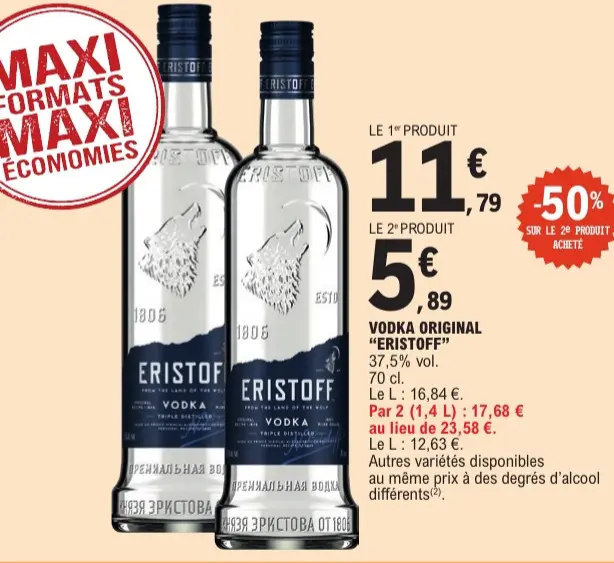 Offre: Vodka original