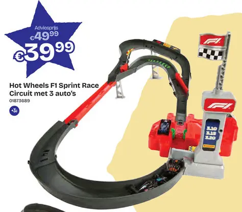 Aanbieding: F1 Racing Hero Trackset met 3 auto's