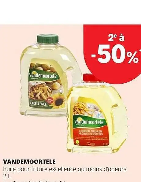 Offre: Huile pour friture excellence ou moins d'odeurs