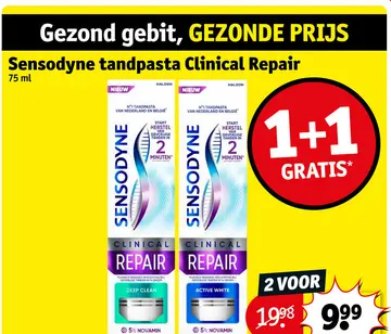 Aanbieding: Sensodyne tandpasta Clinical Repair