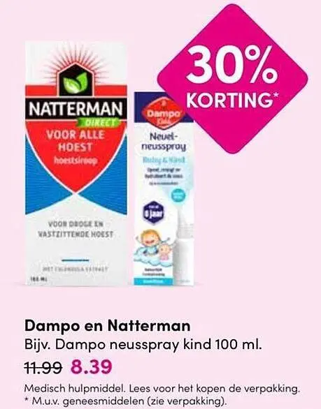 Aanbieding: Dampo neusspray kind