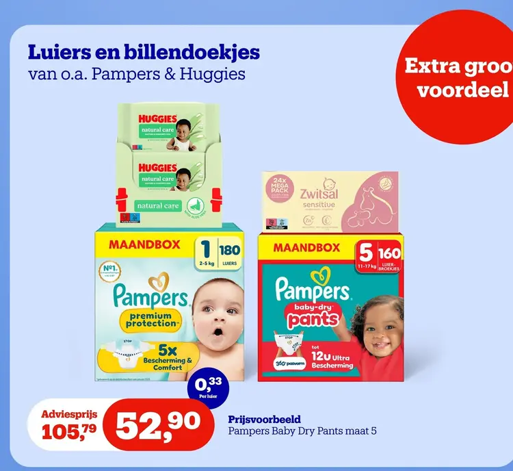 Promotie: Luiers en billendoekjes