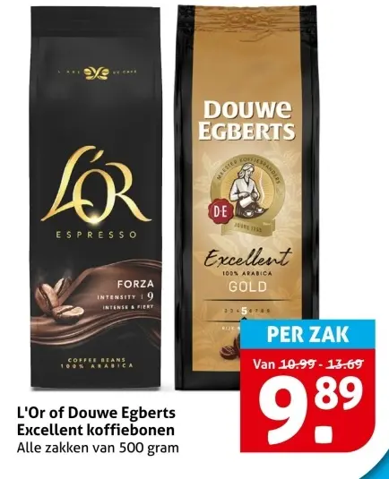 Aanbieding: koffiebonen