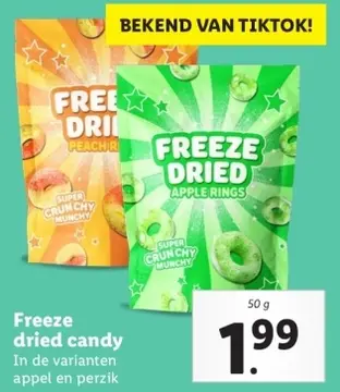 Aanbieding: Freeze dried candy