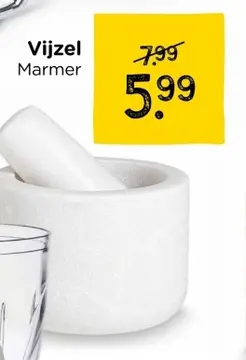 Aanbieding: Vijzel Marmer
