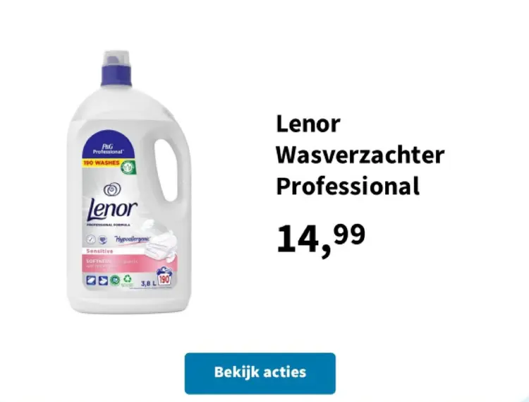 Promotie: Wasverzachter Professional