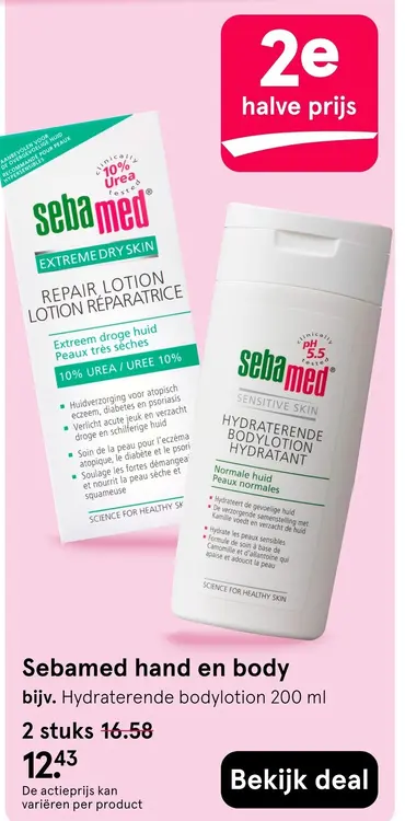 Aanbieding: Sebamed hand en body