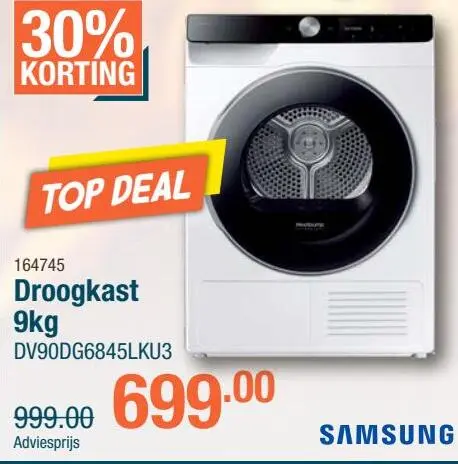 Aanbieding: Droogkast