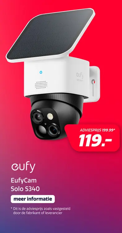 Aanbieding: Eufy EufyCam Solo S340