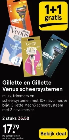 Aanbieding: Scheersystemen