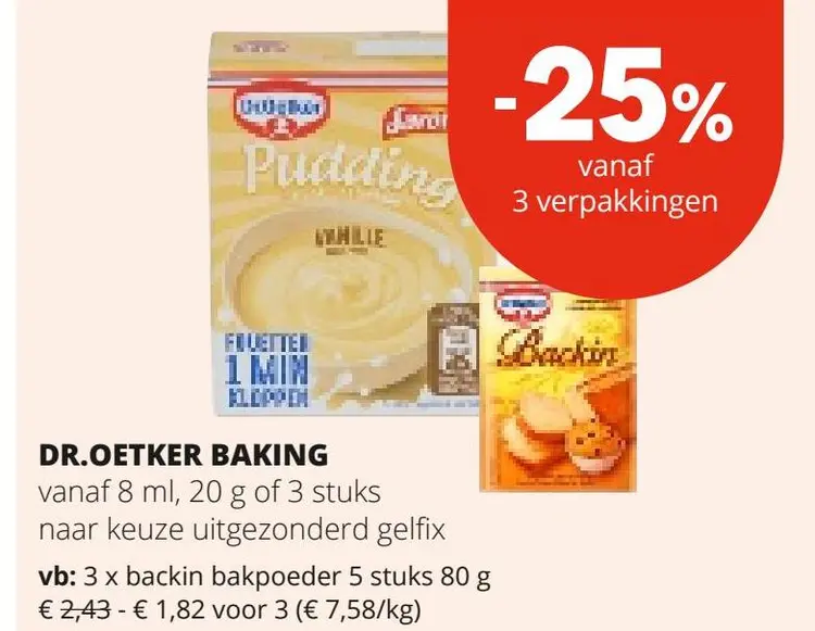 Aanbieding: Dr.oetker baking