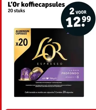 Aanbieding: koffiecapsules