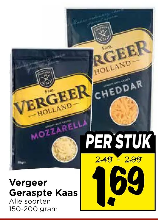 Geraspte Kaas