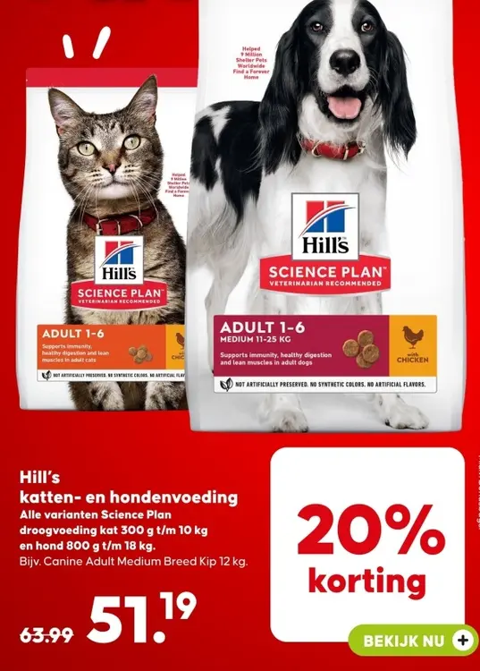 Aanbieding: katten- en hondenvoeding
