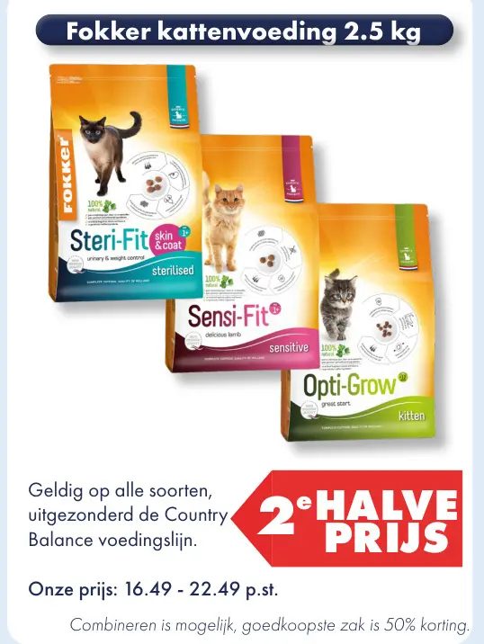Aanbieding: kattenvoeding