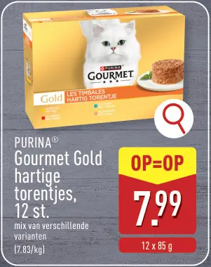 Promotie: PURINA® Gourmet Gold hartige torentjes