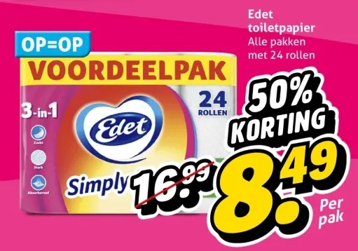 Aanbieding: Toiletpapier