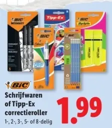 Aanbieding: Schrijfwaren of Tipp-Ex correctieroller
