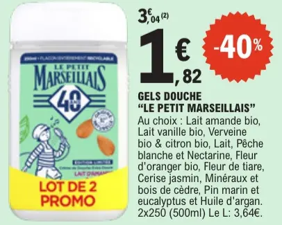 Promotie: Gels douche