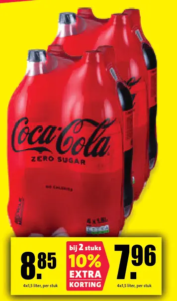 Aanbieding: Cola zero sugar