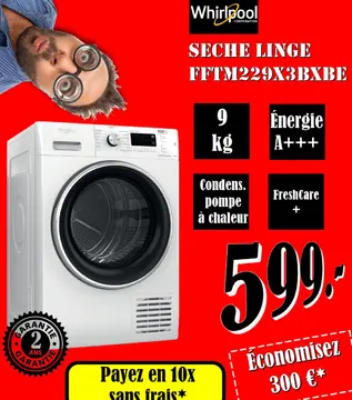 Offre: Seche linge fftm229x3bxbe