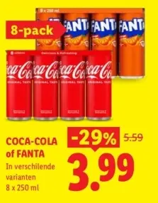 Aanbieding: Coca-Cola of Fanta