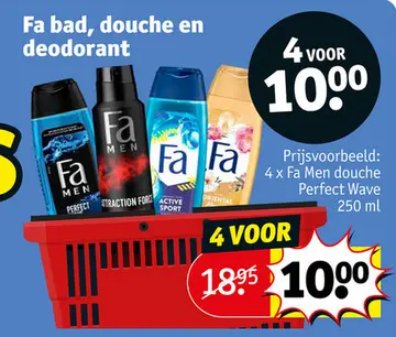 Aanbieding: Fa bad, douche en deodorant