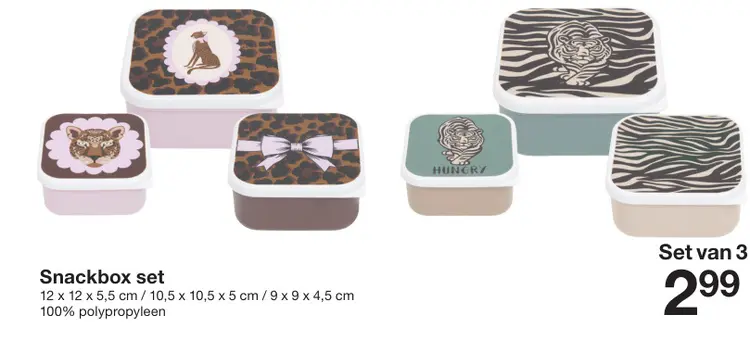 Aanbieding: Snackbox set