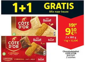 Aanbieding: Chocoladetablet