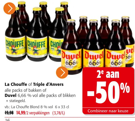 Promotie: La Chouffe, Triple d'Anvers of Duvel speciaalbier