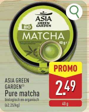 Promotie: Pure matcha