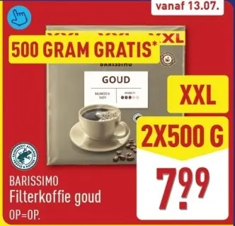 Aanbieding: Filterkoffie goud