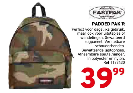 Promotie: Padded pak'r