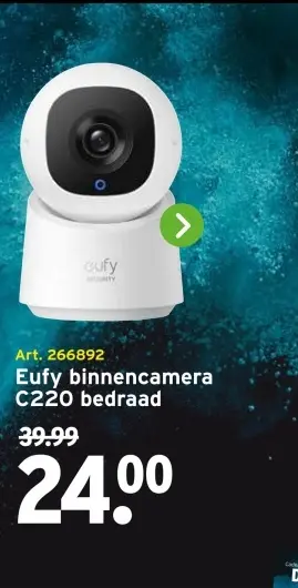 Aanbieding: binnencamera C220 bedraad
