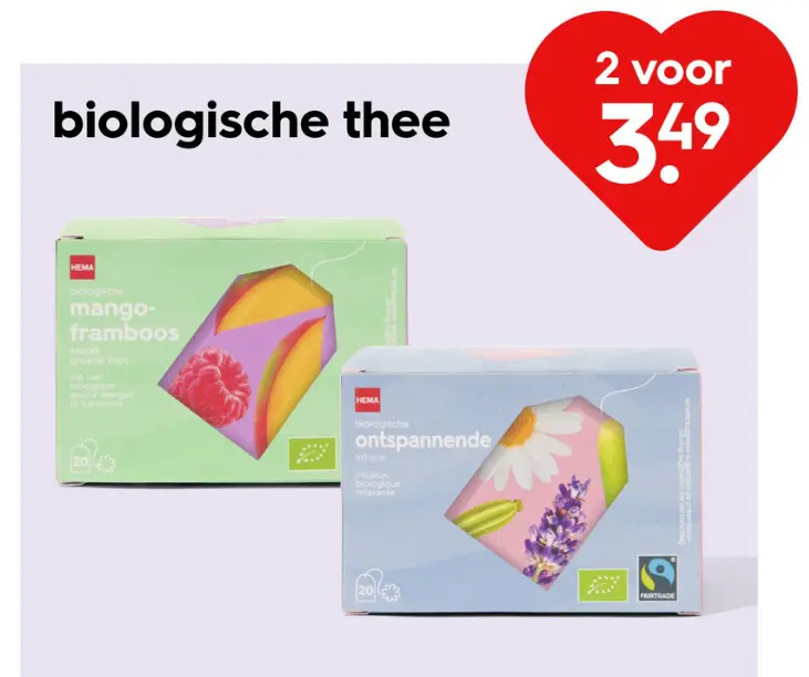 Promotie: Biologische thee