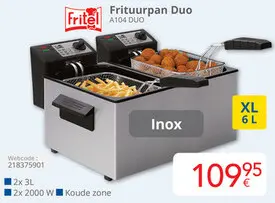Promotie: Frituurpan Duo