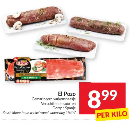 Promotie: Gemarineerd varkenshaasje