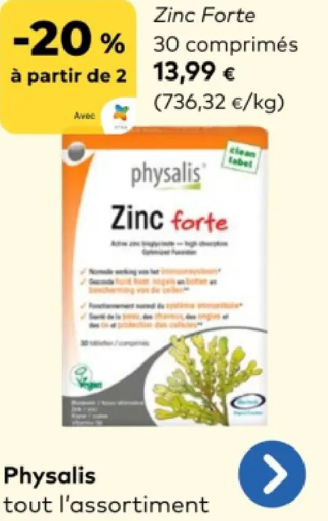Offre: Zinc Forte