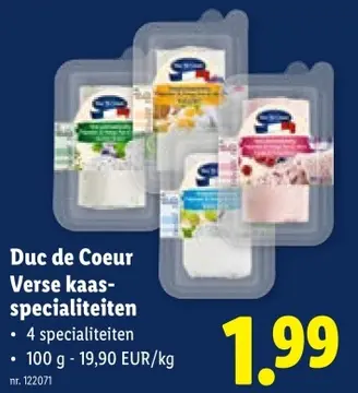 Aanbieding: Duc de Coeur Verse kaasspecialiteiten