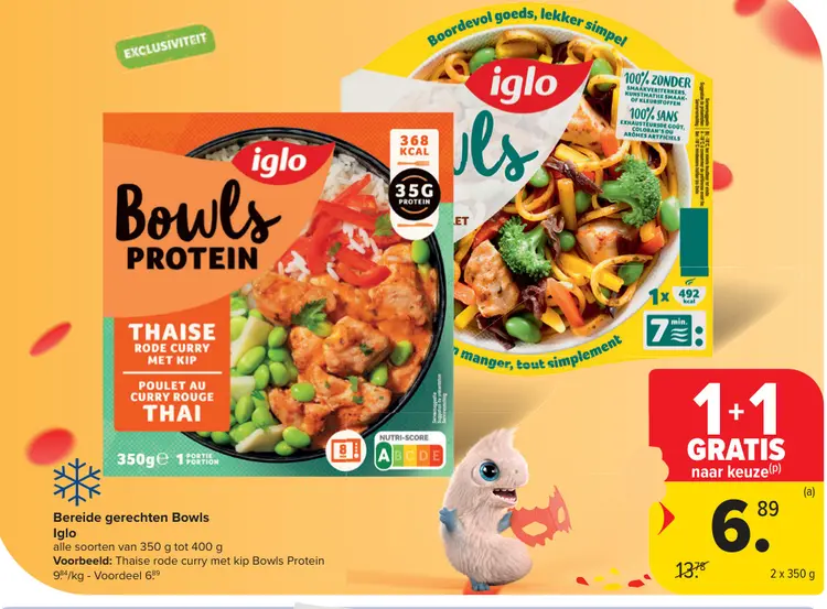 Promotie: Bereide gerechten Bowls