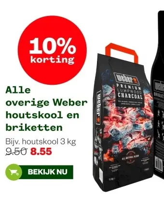 Aanbieding: Houtskool en briketten