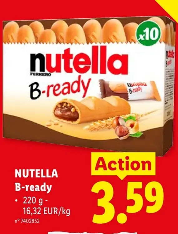 Offre: Nutella B-ready