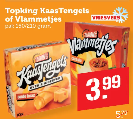Aanbieding: KaasTengels of Vlammetjes