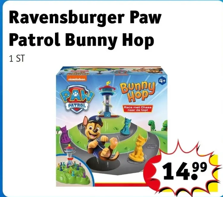 Aanbieding: Ravensburger Paw Patrol Bunny hop