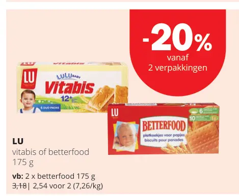 Promotie: Vitabis of Betterfood