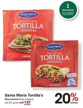 Aanbieding: Santa Maria Tortilla's