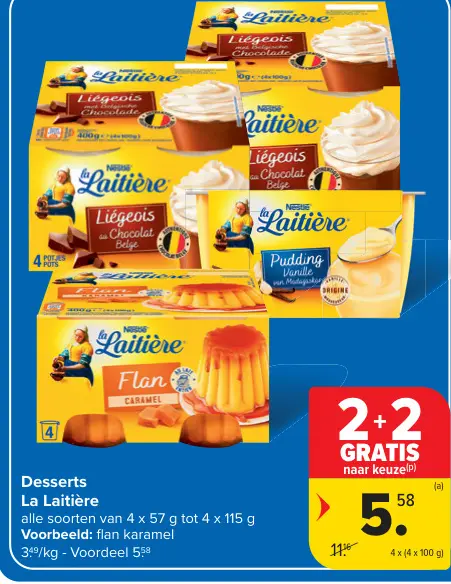 Promotie: Desserts