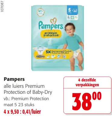 Promotie: Pampers